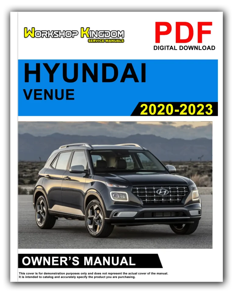 HYUNDAI VENUE (2020-2023) Owner’s Manual – English – PDF Download