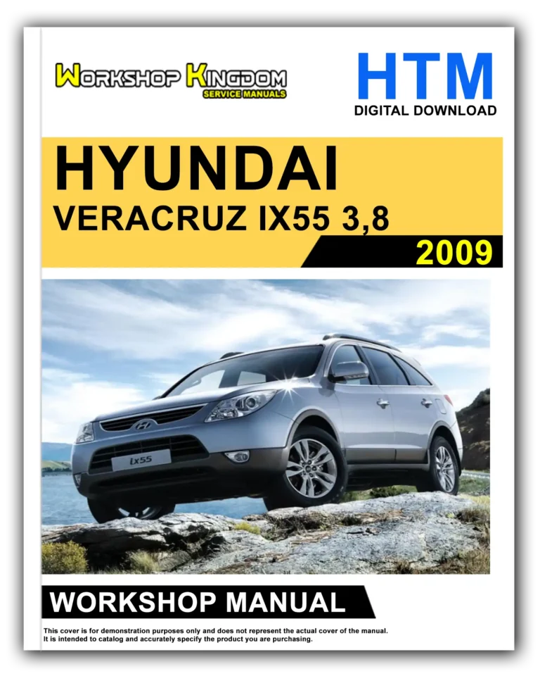 HYUNDAI VERACRUZ IX55 3,8 (2009) Workshop Repair Service Manual – English – HTM Download