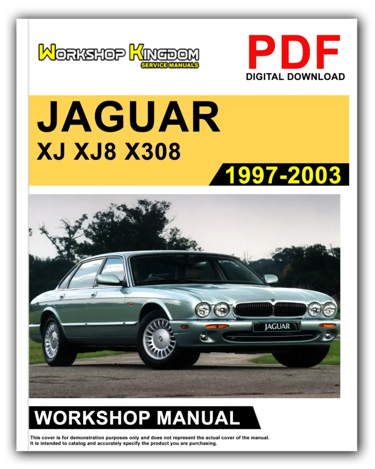 JAGUAR XJ XJ8 X308 (1997-2003) Workshop Repair Service Manual – English – PDF Download