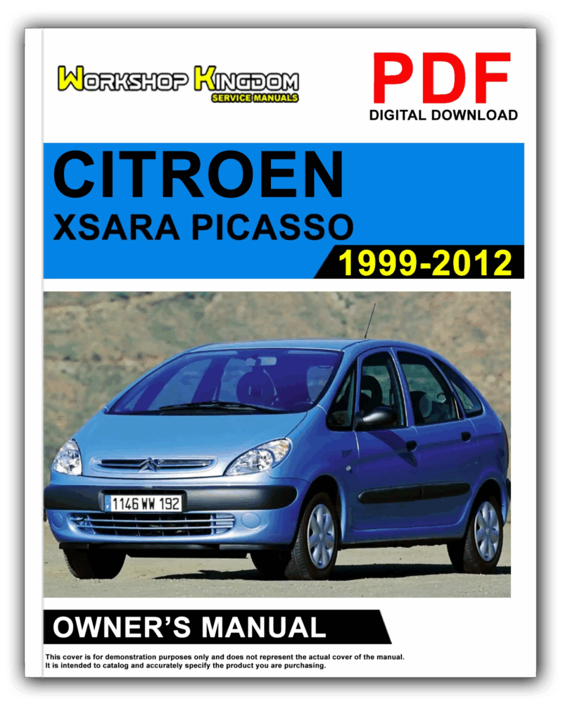 CITROEN XSARA PICASSO (1999-2012) Owner's Manual - English - PDF Download