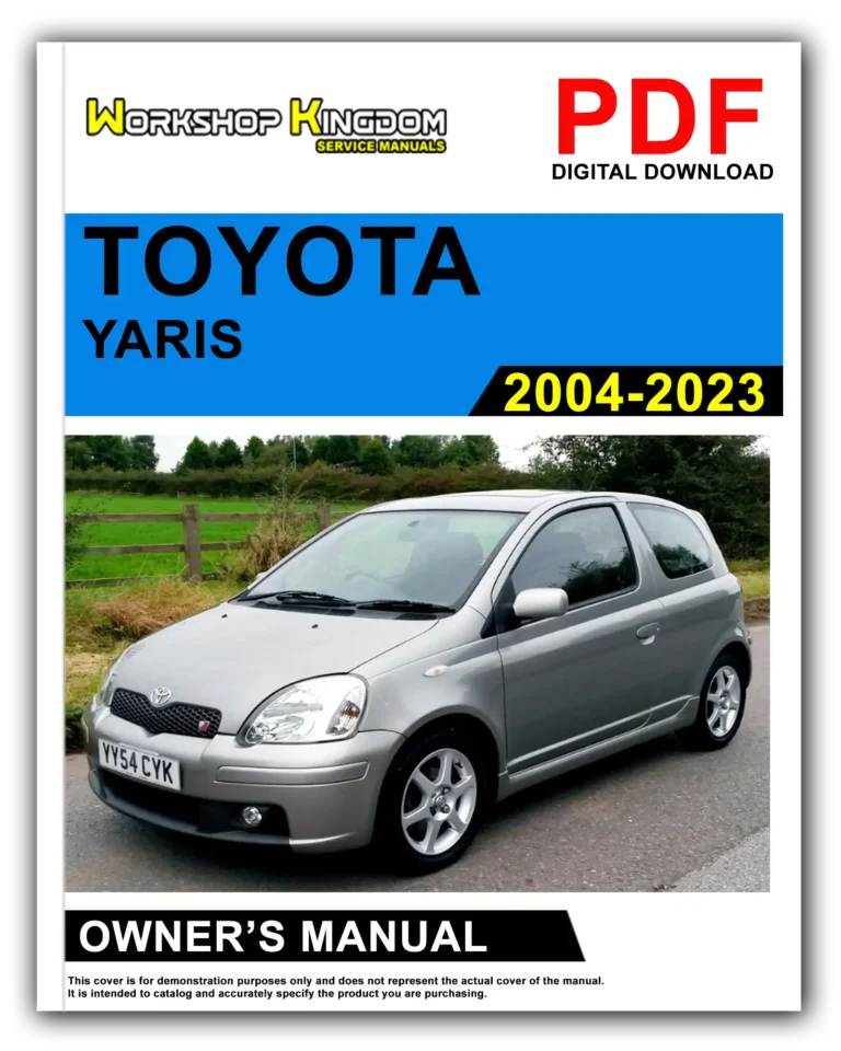 TOYOTA YARIS (2004-2023) Owner’s Manual – English – PDF Download