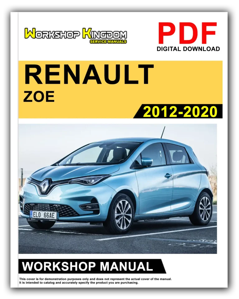 RENAULT ZOE (2012-2020) Workshop Repair Service Manual – English – PDF Download