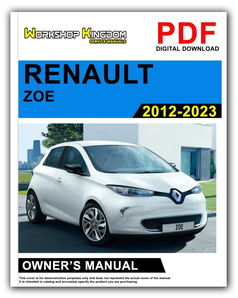RENAULT ZOE (2012-2023) Owner’s Manual – English – PDF Download