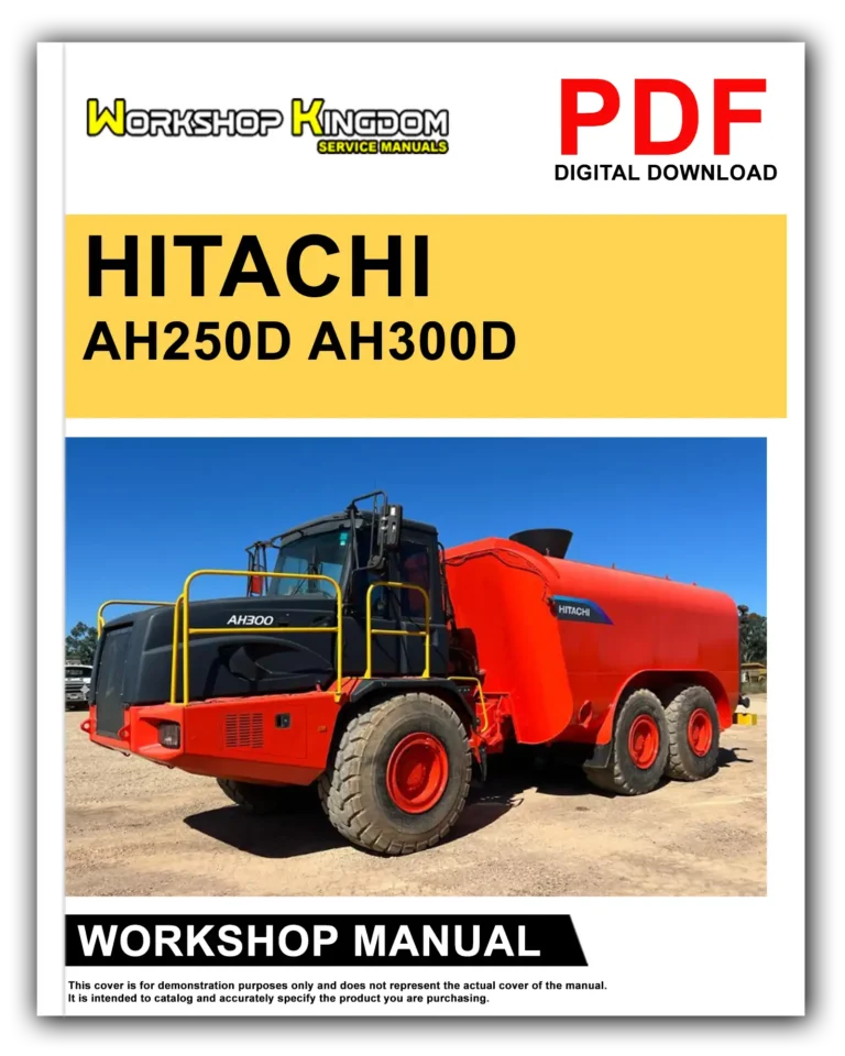 HITACHI AH250D AH300D Workshop Repair Service Manual – English – PDF Download