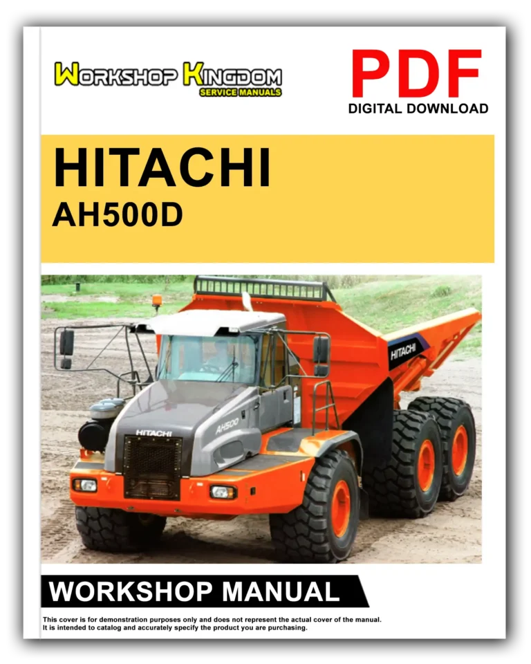 HITACHI AH500D Workshop Repair Service Manual – English – PDF Download