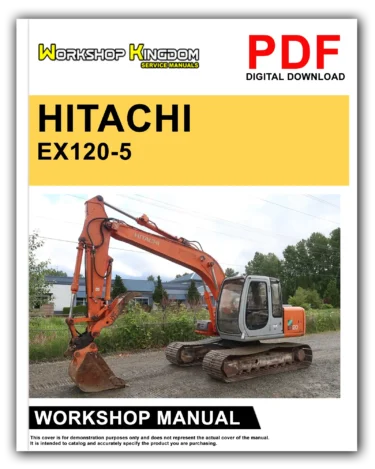 HITACHI EX120-5 Workshop Repair Service Manual – English – PDF Download
