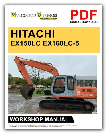 HITACHI EX150LC EX160LC-5 Workshop Repair Service Manual – English – PDF Download