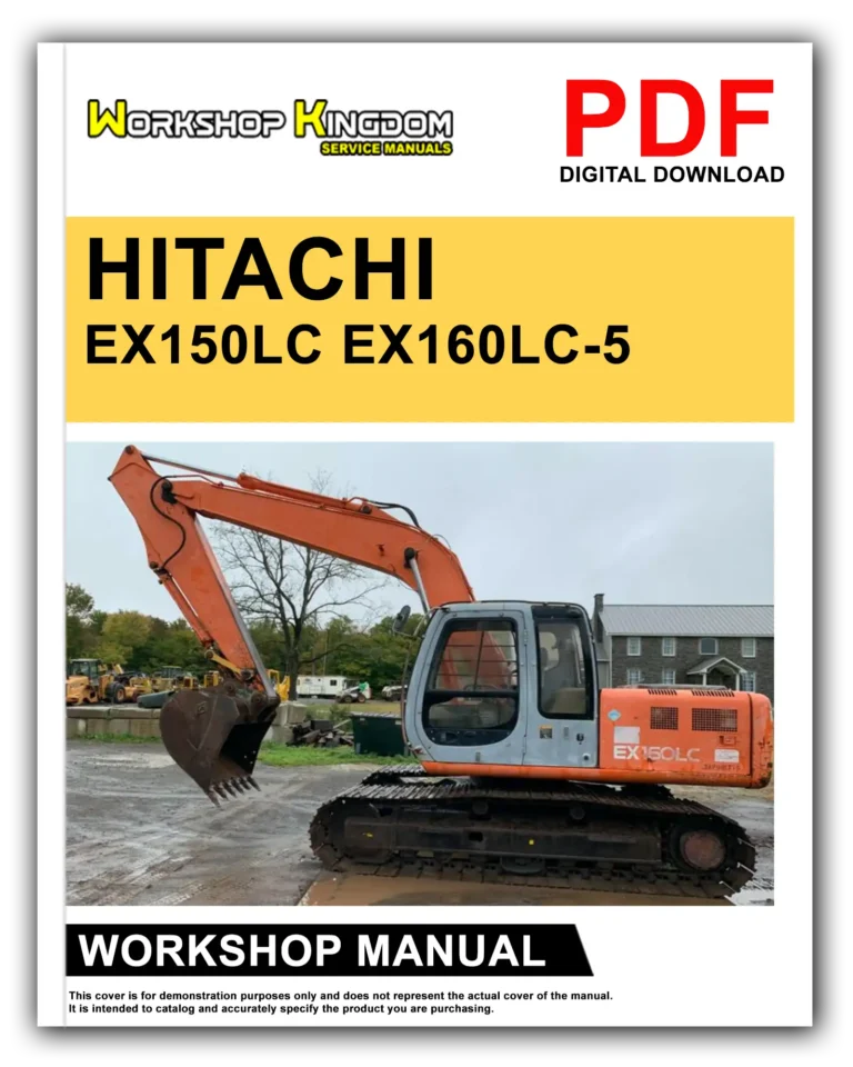 HITACHI EX150LC EX160LC-5 Workshop Repair Service Manual – English – PDF Download