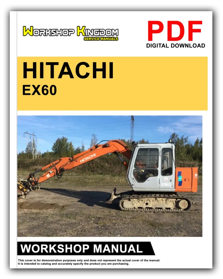 HITACHI EX60 Workshop Repair Service Manual – English – PDF Download