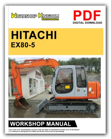 HITACHI EX80-5 Workshop Repair Service Manual – English – PDF Download
