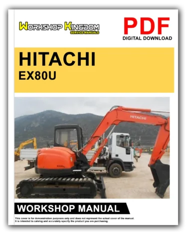 HITACHI EX80U Workshop Repair Service Manual – English – PDF Download