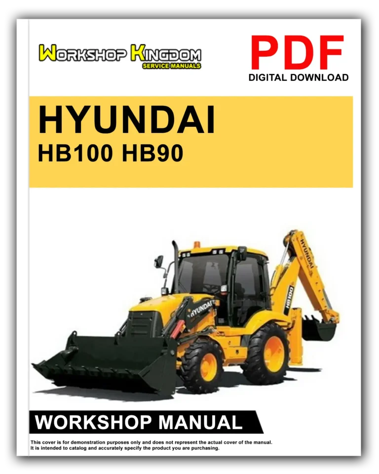 HYUNDAI HB100 HB90 Workshop Repair Service Manual – English – PDF Download
