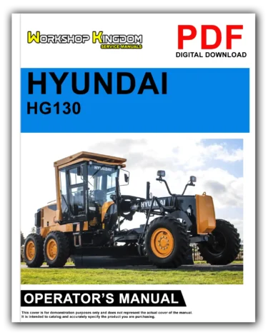 HYUNDAI HG130 Operator’s Manual – English – PDF Download