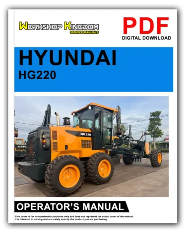 HYUNDAI HG220 Operator’s Manual – English – PDF Download