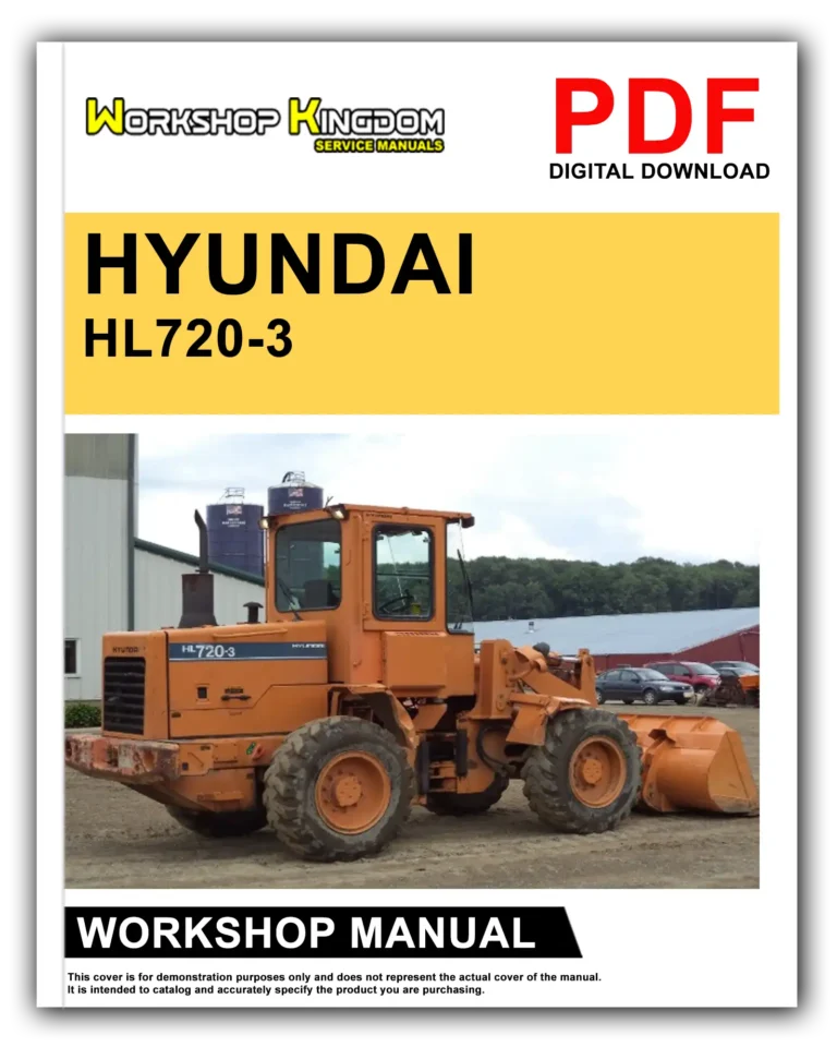 HYUNDAI HL720-3 WHEEL LOADER Workshop Repair Service Manual – English – PDF Download