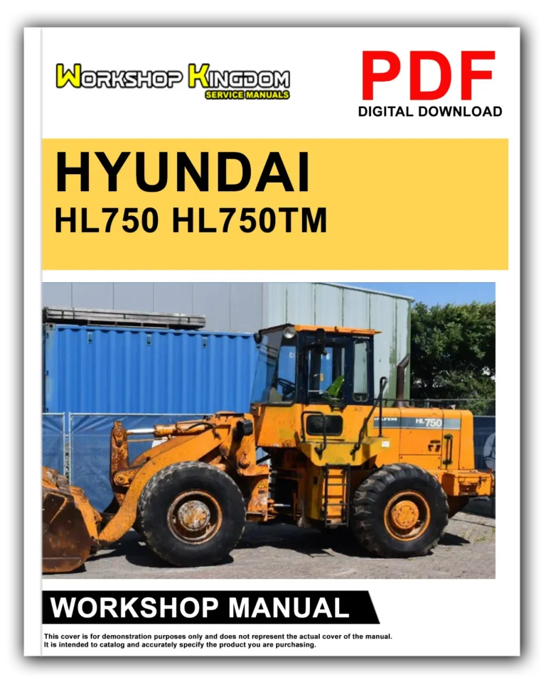 HYUNDAI HL750 HL750TM Workshop Repair Service Manual – English – PDF Download