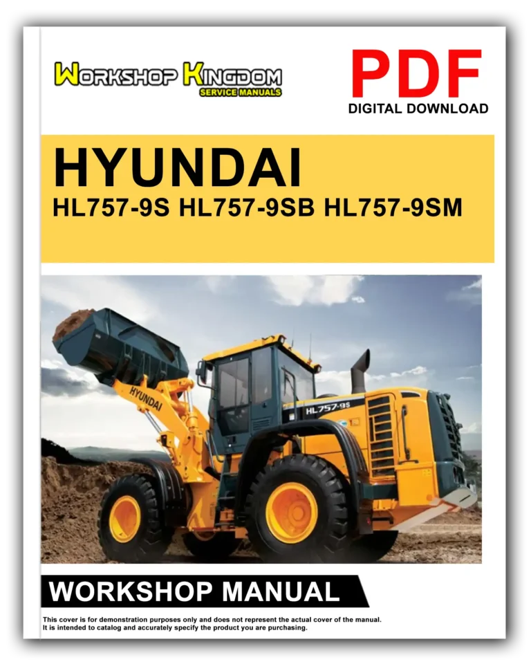 HYUNDAI HL757-9S HL757-9SB HL757-9SM Workshop Repair Service Manual – English – PDF Download