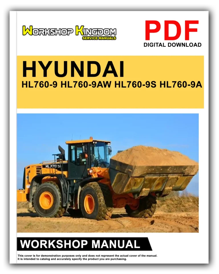 HYUNDAI HL760-9 HL760-9AW HL760-9S HL760-9A Workshop Repair Service Manual – English – PDF Download