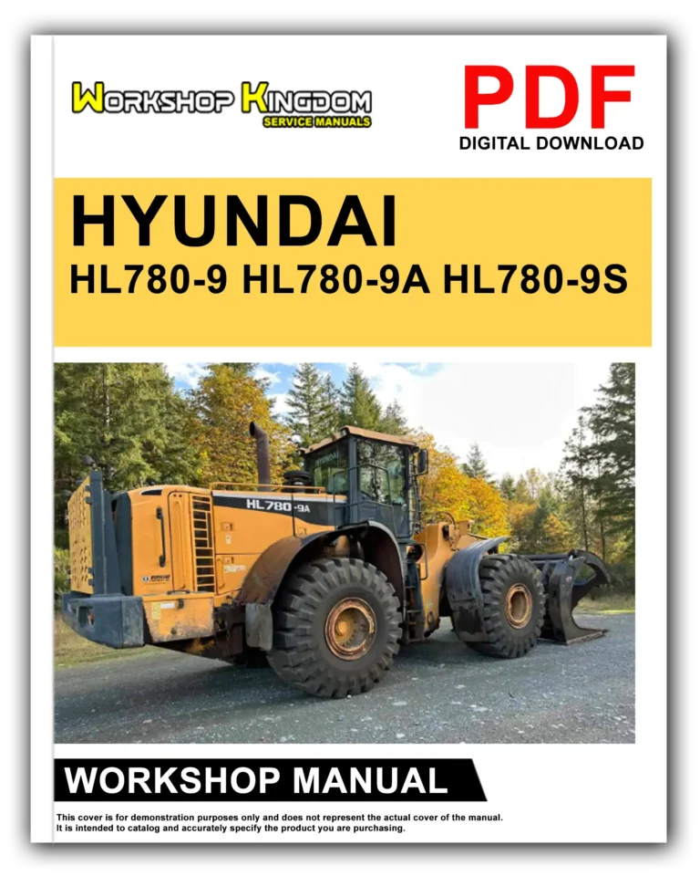 HYUNDAI HL780-9 HL780-9A HL780-9S Workshop Repair Service Manual – English – PDF Download