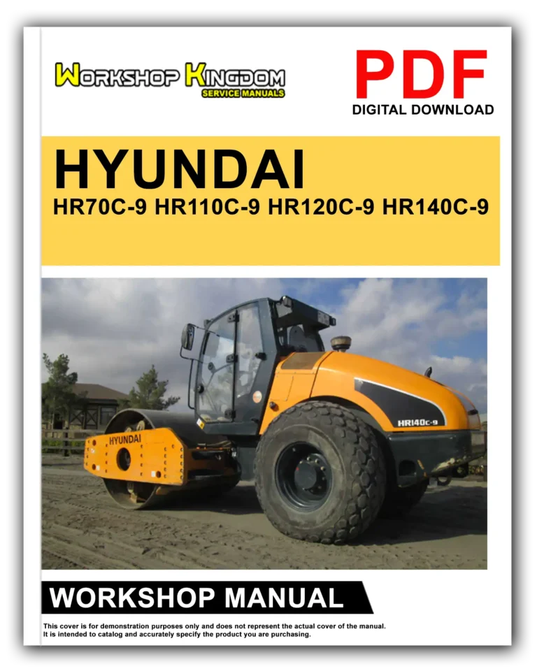 HYUNDAI HR70C-9 HR110C-9 HR120C-9 HR140C-9 Workshop Repair Service Manual – English – PDF Download