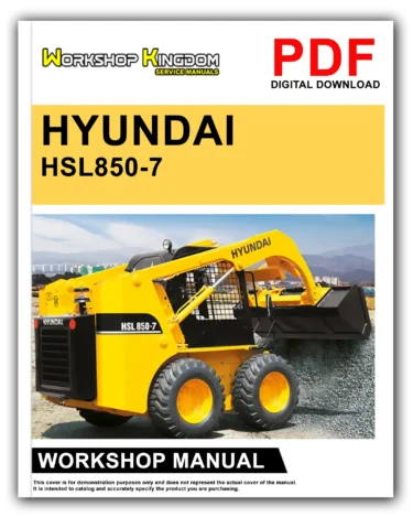 HYUNDAI HSL850-7 Workshop Repair Service Manual – English – PDF Download