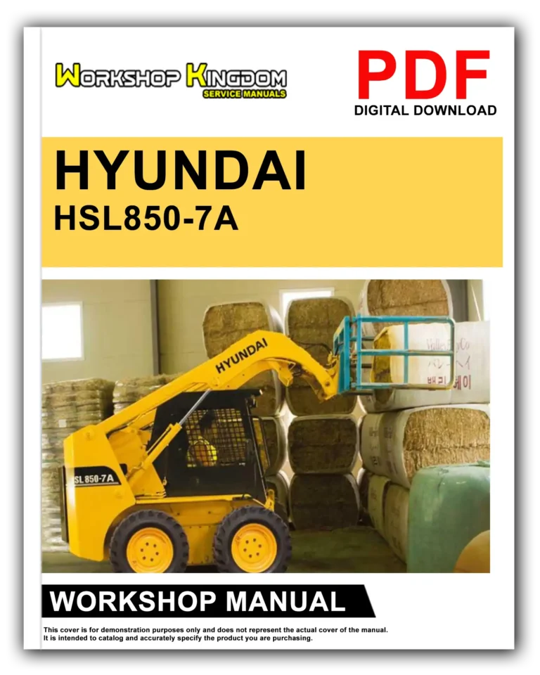 HYUNDAI HSL850-7A Workshop Repair Service Manual – English – PDF Download
