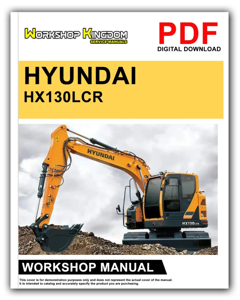 HYUNDAI HX130LCR Workshop Repair Service Manual – English – PDF Download