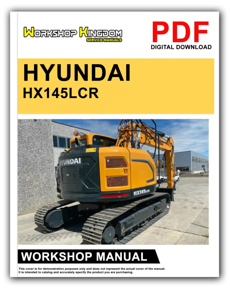 HYUNDAI HX145LCR Workshop Repair Service Manual – English – PDF Download