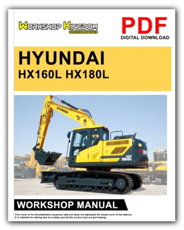 HYUNDAI HX160L HX180L Workshop Repair Service Manual – English – PDF Download