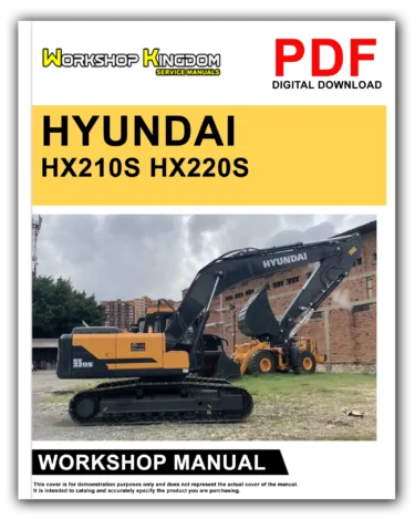 HYUNDAI HX210S HX220S Workshop Repair Service Manual – English – PDF Download