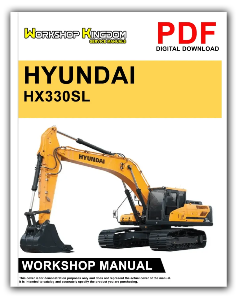 HYUNDAI HX330SL Workshop Repair Service Manual – English – PDF Download