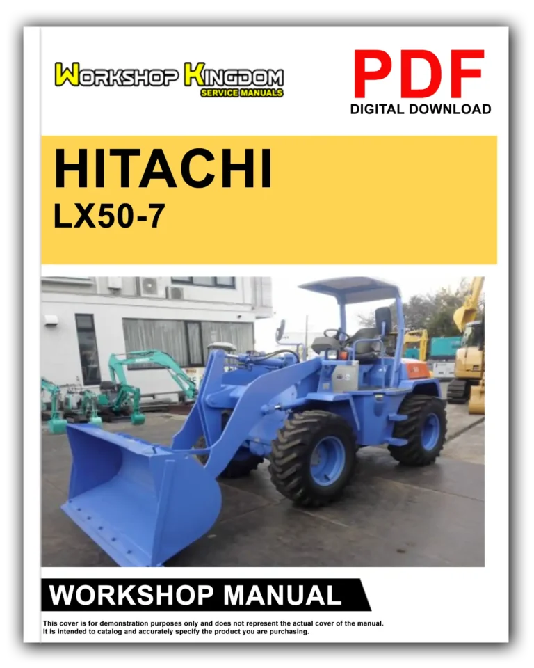 HITACHI LX50-7 Workshop Repair Service Manual – English – PDF Download