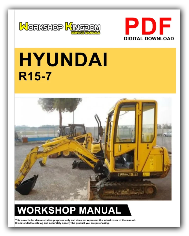 HYUNDAI R15-7 Workshop Repair Service Manual – English – PDF Download