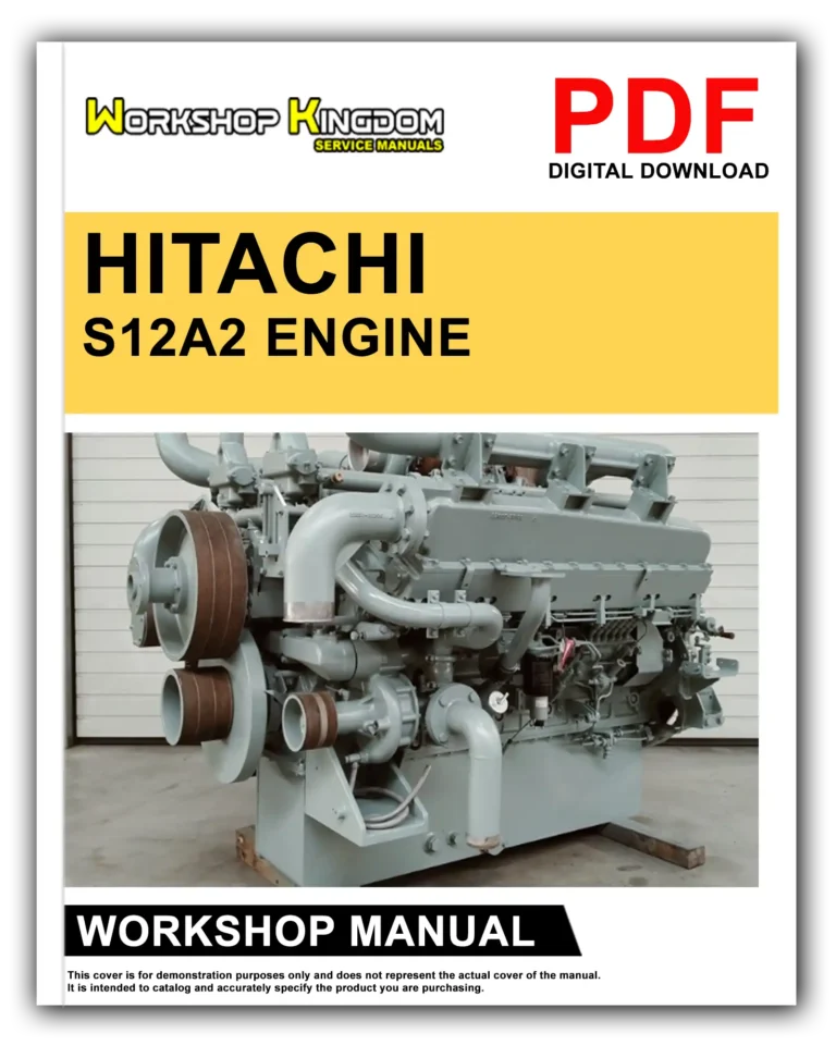 HITACHI S12A2 Engine Workshop Repair Service Manual – English – PDF Download
