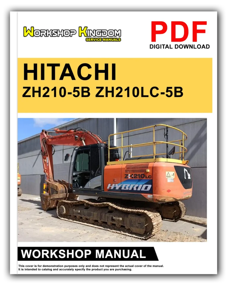 HITACHI ZH210-5B ZH210LC-5B Workshop Repair Service Manual – English – PDF Download