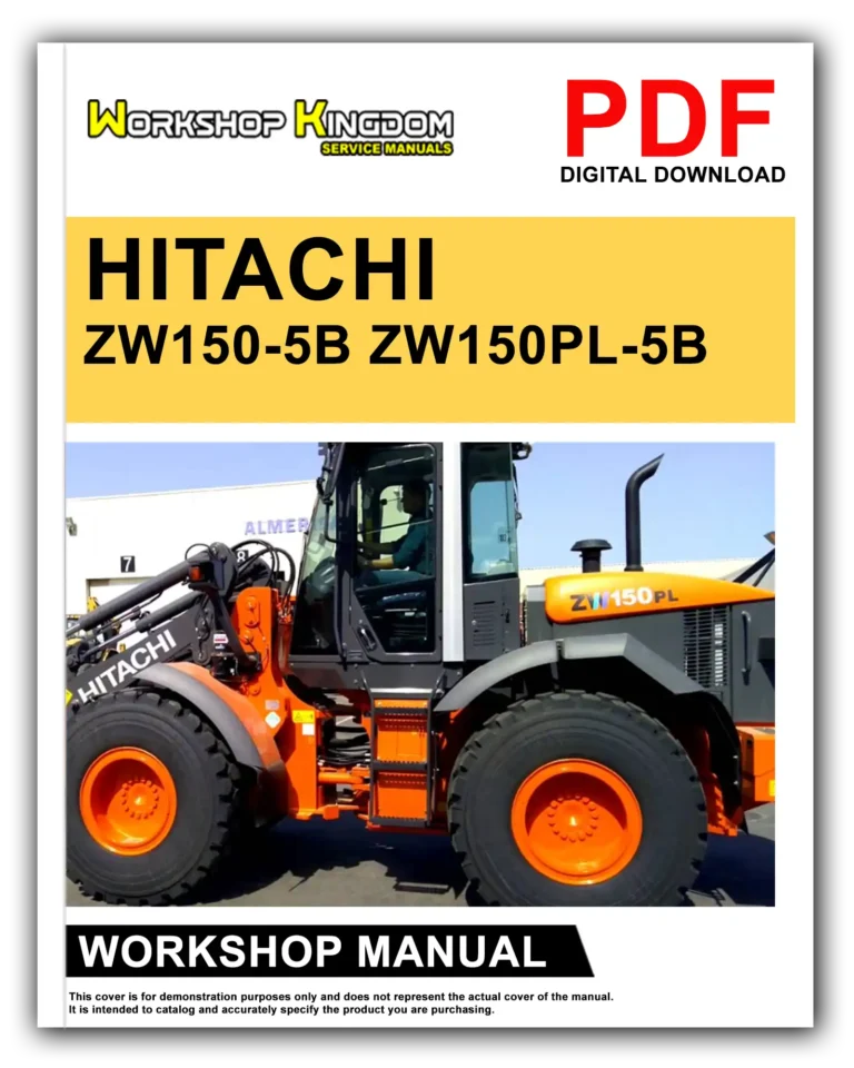 HITACHI ZW150-5B ZW150PL-5B Workshop Repair Service Manual – English – PDF Download