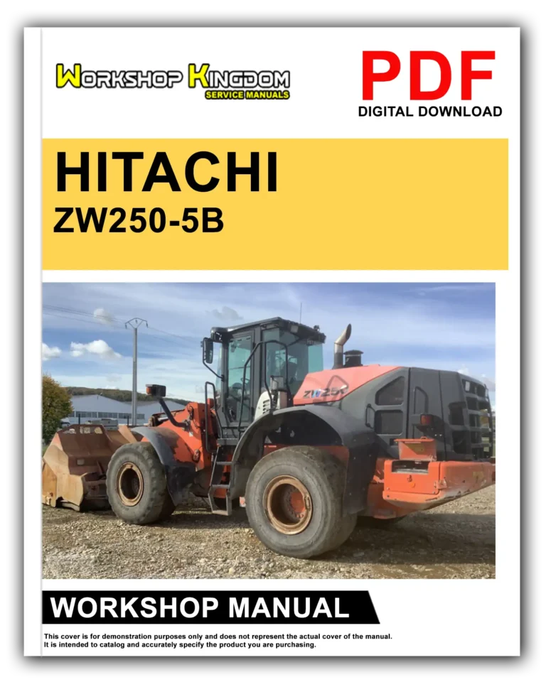 HITACHI ZW250-5B Workshop Repair Service Manual – English – PDF Download