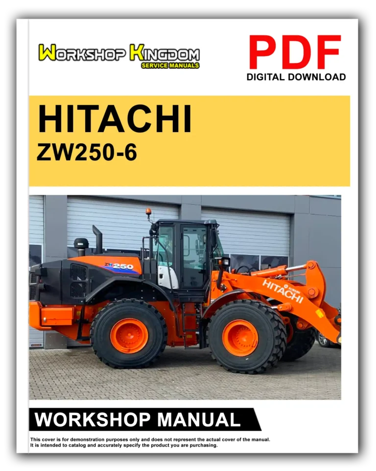 HITACHI ZW250-6 Workshop Repair Service Manual – English – PDF Download