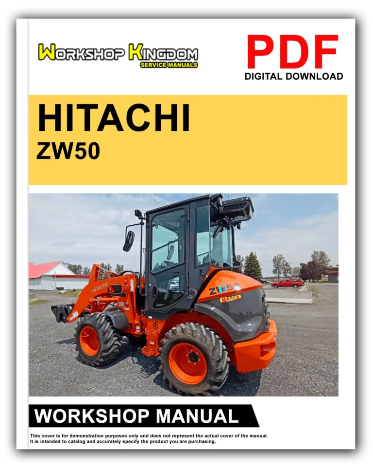 HITACHI ZW50 Workshop Repair Service Manual – English – PDF Download