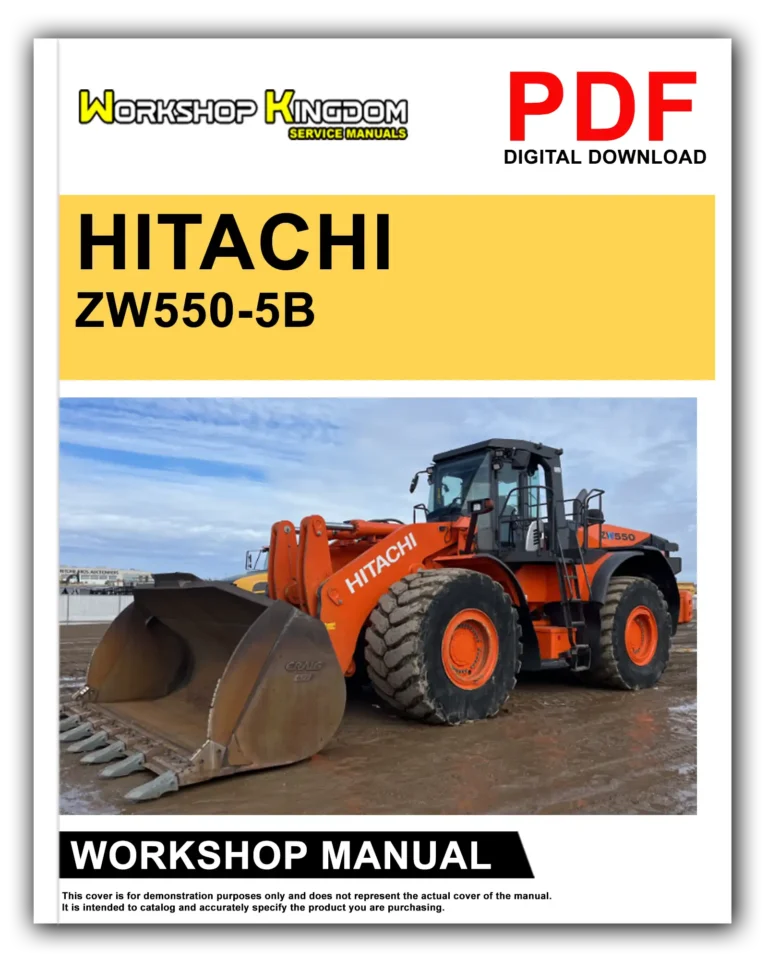 HITACHI ZW550-5B Workshop Repair Service Manual – English – PDF Download