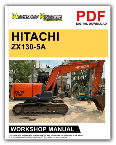HITACHI ZX130-5A Workshop Repair Service Manual – English – PDF Download