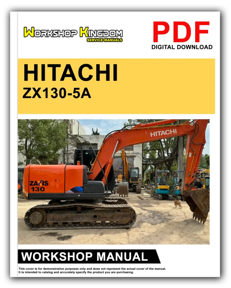 HITACHI ZX130-5A Workshop Repair Service Manual – English – PDF Download