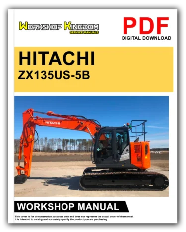HITACHI ZX135US-5B Workshop Repair Service Manual – English – PDF Download