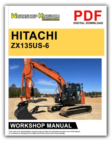 HITACHI ZX135US-6 Workshop Repair Service Manual – English – PDF Download