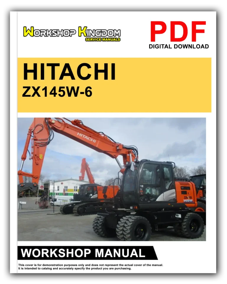 HITACHI ZX145W-6 Workshop Repair Service Manual – English – PDF Download