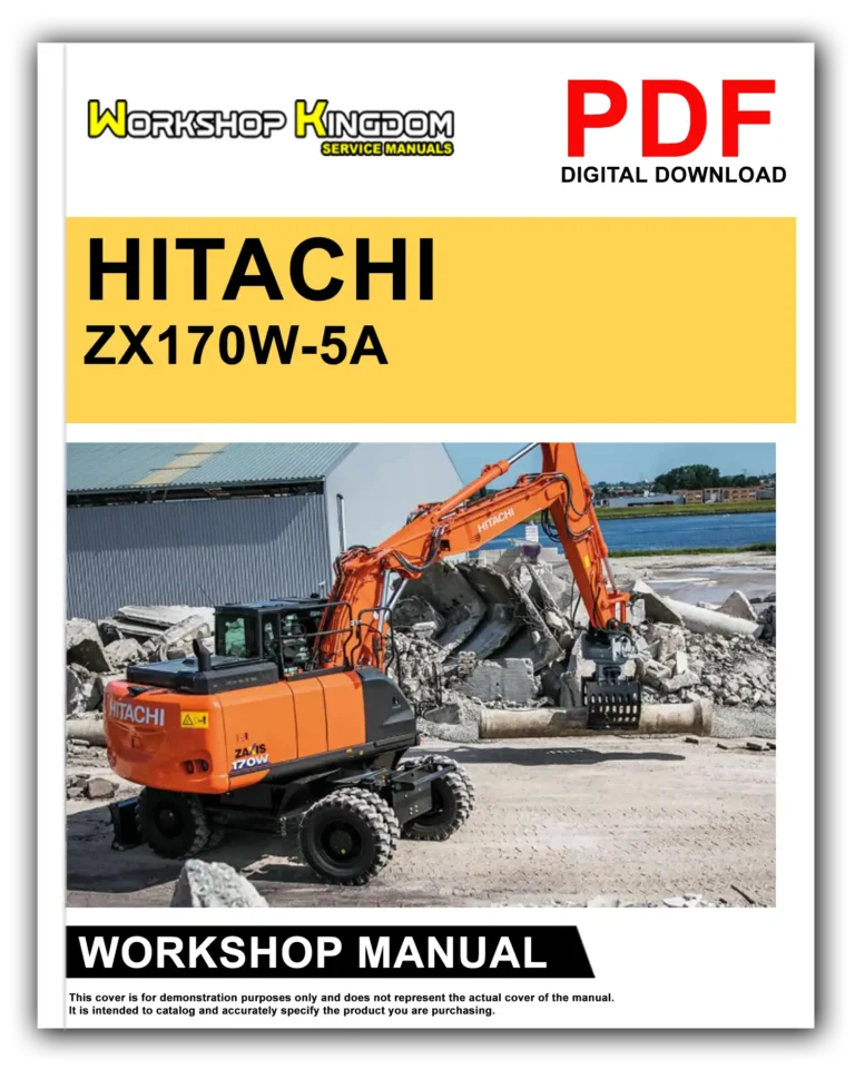 HITACHI ZX170W-5A Workshop Repair Service Manual – English – PDF Download