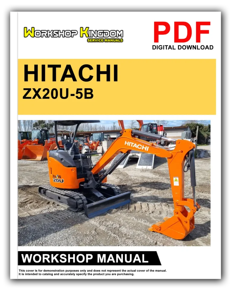 HITACHI ZX20U-5B Workshop Repair Service Manual – English – PDF Download