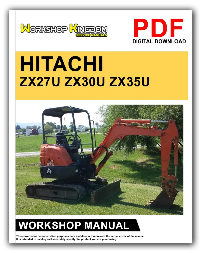 HITACHI ZX27U ZX30U ZX35U Workshop Manual