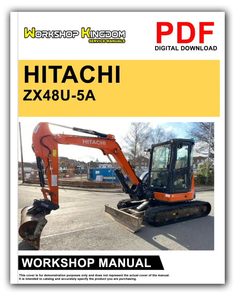 HITACHI ZX48U-5A Workshop Repair Service Manual – English – PDF Download