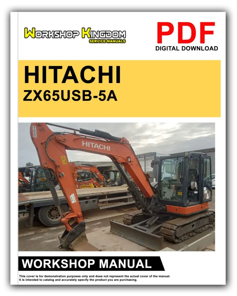 HITACHI ZX65USB-5A Workshop Repair Service Manual – English – PDF Download